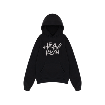 RHINESTONE “HEAD RUSH”  LOGO HOODIE